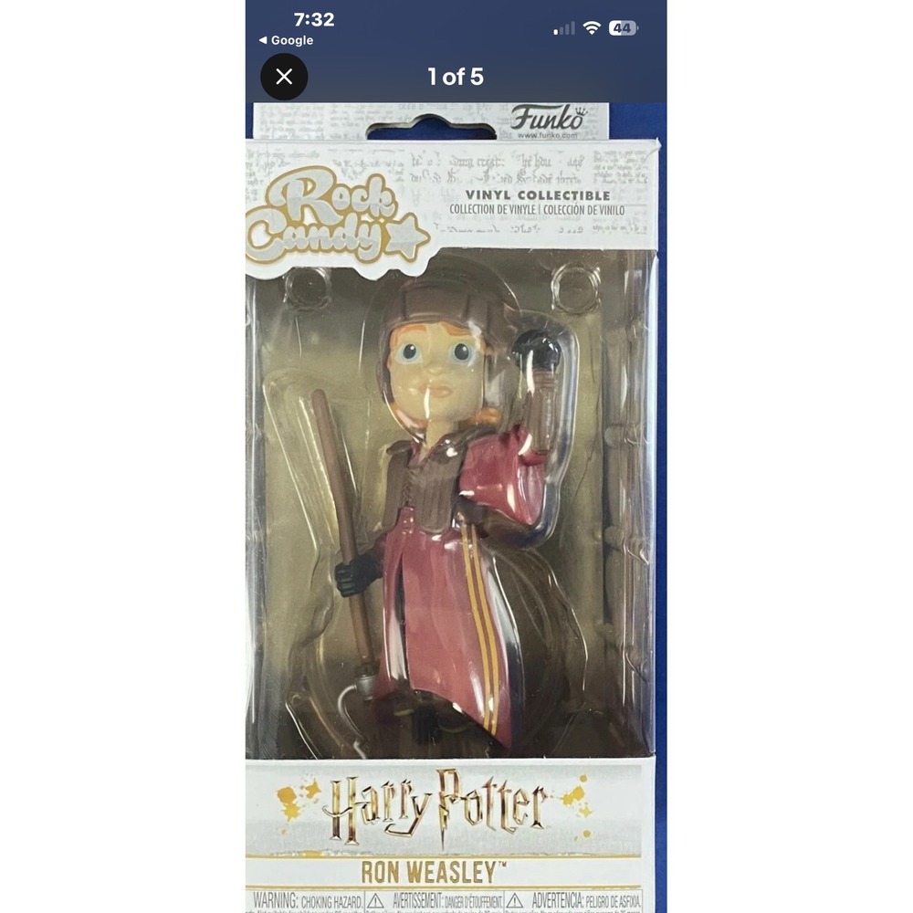 Funko Rock Candy Harry Potter Ron Weasley Quidditch Vinyl Figure Collectible